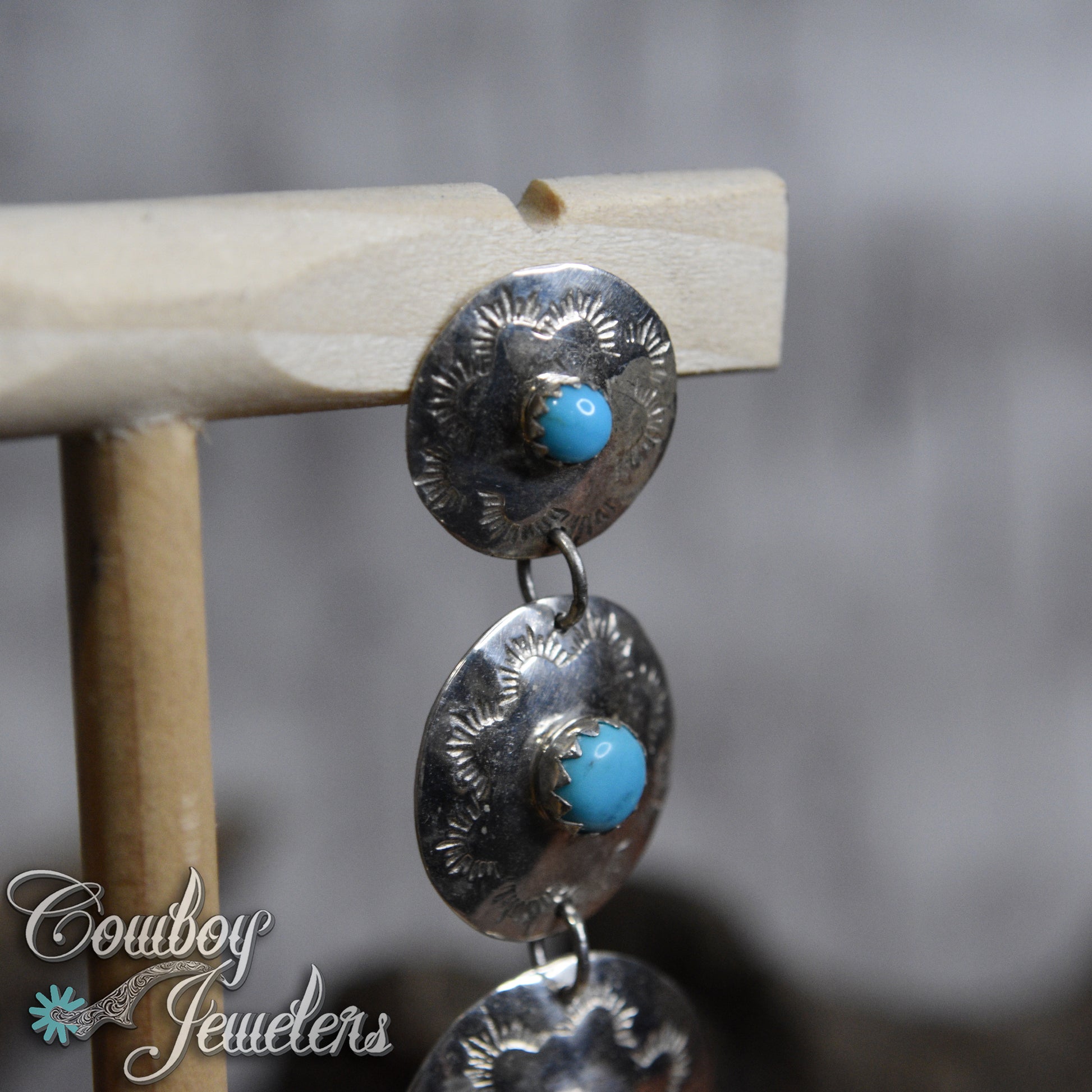 105 - Concho chandelier earrings