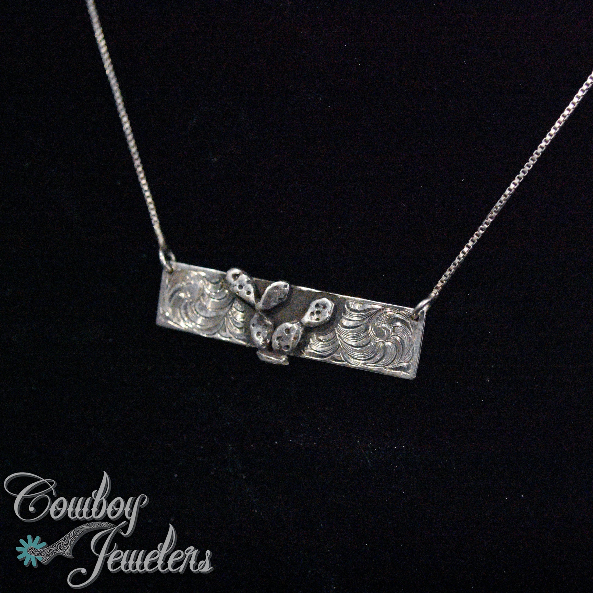 207 -  Cactus bar necklace