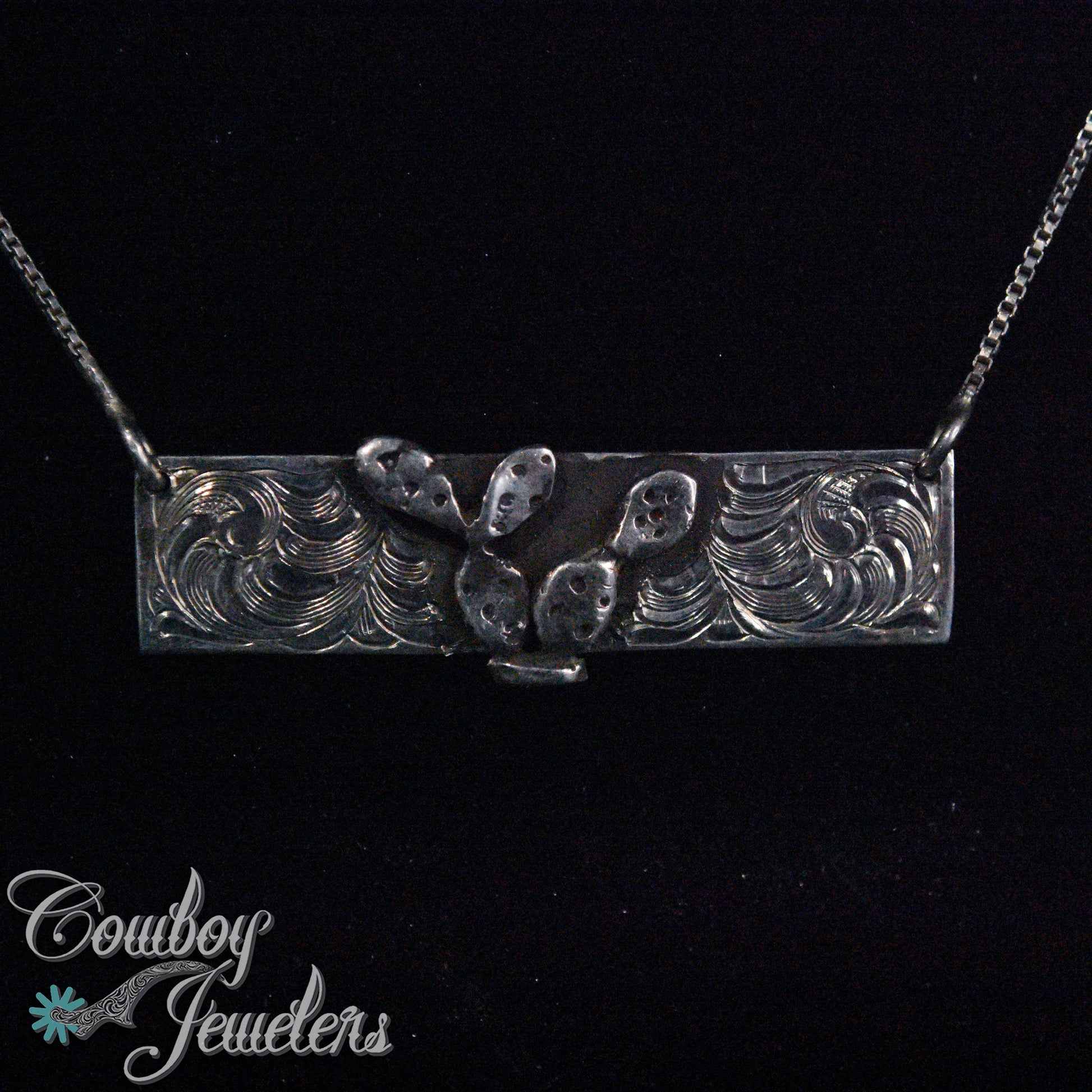 207 -  Cactus bar necklace