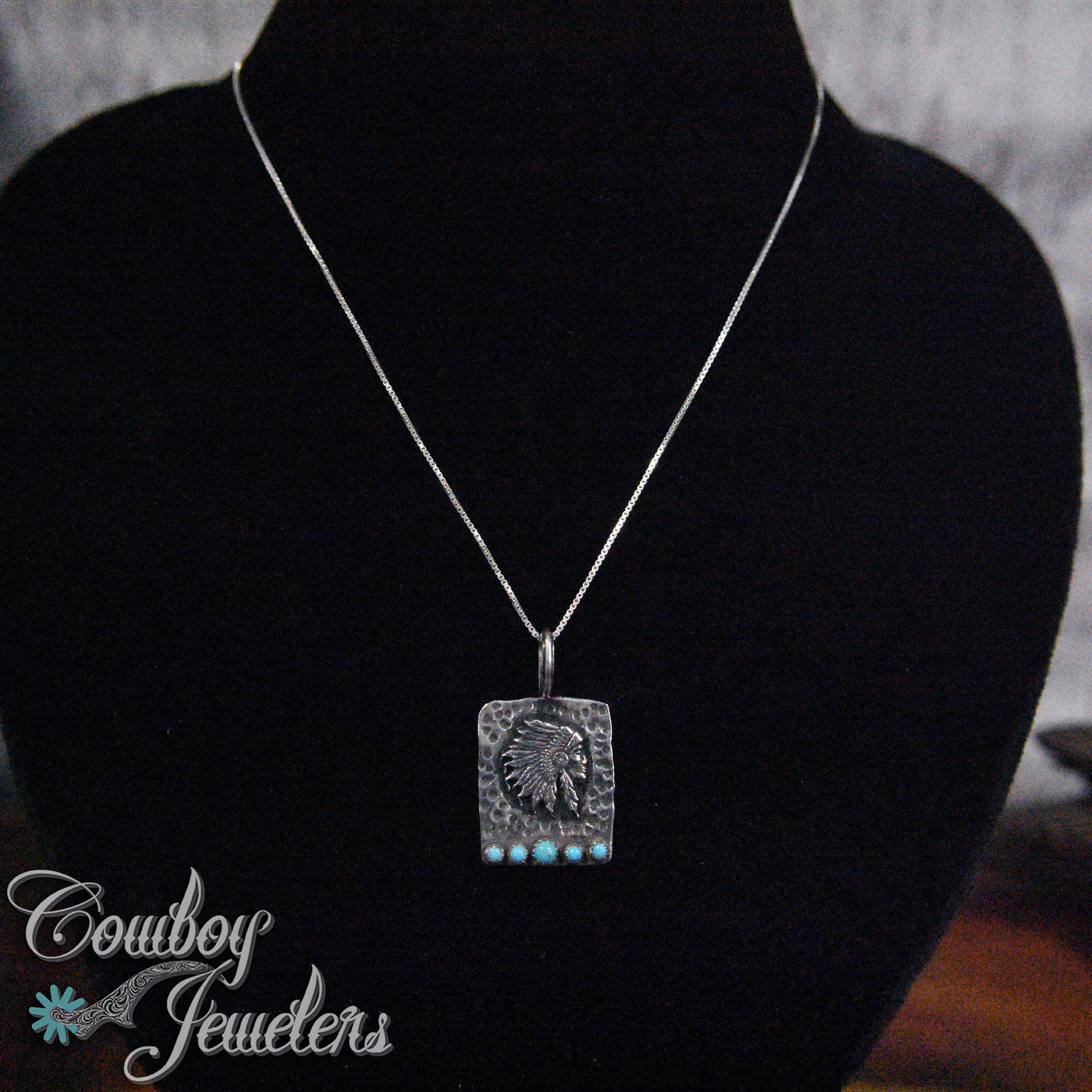 210 - Indian head pendant