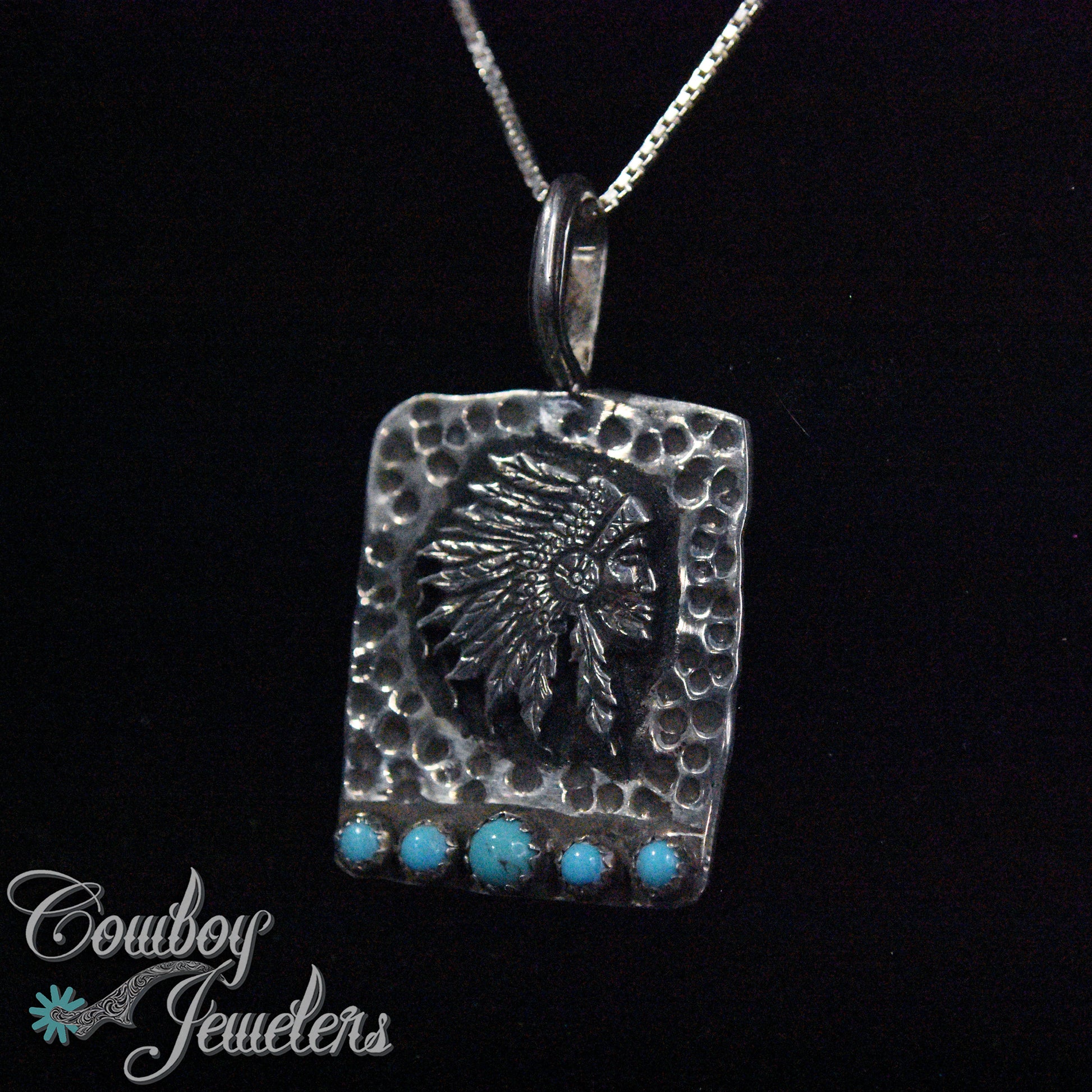 210 - Indian head pendant