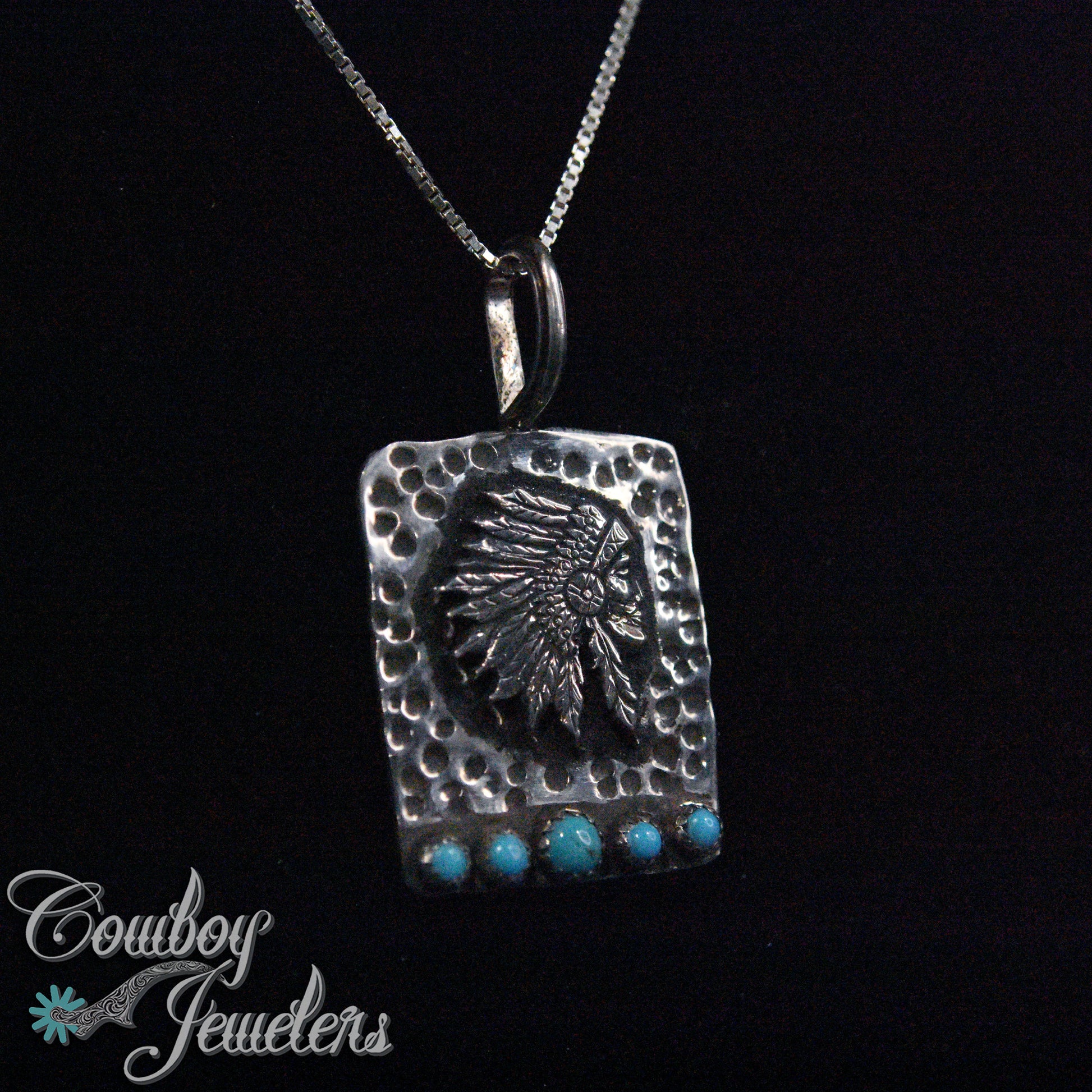 210 - Indian head pendant