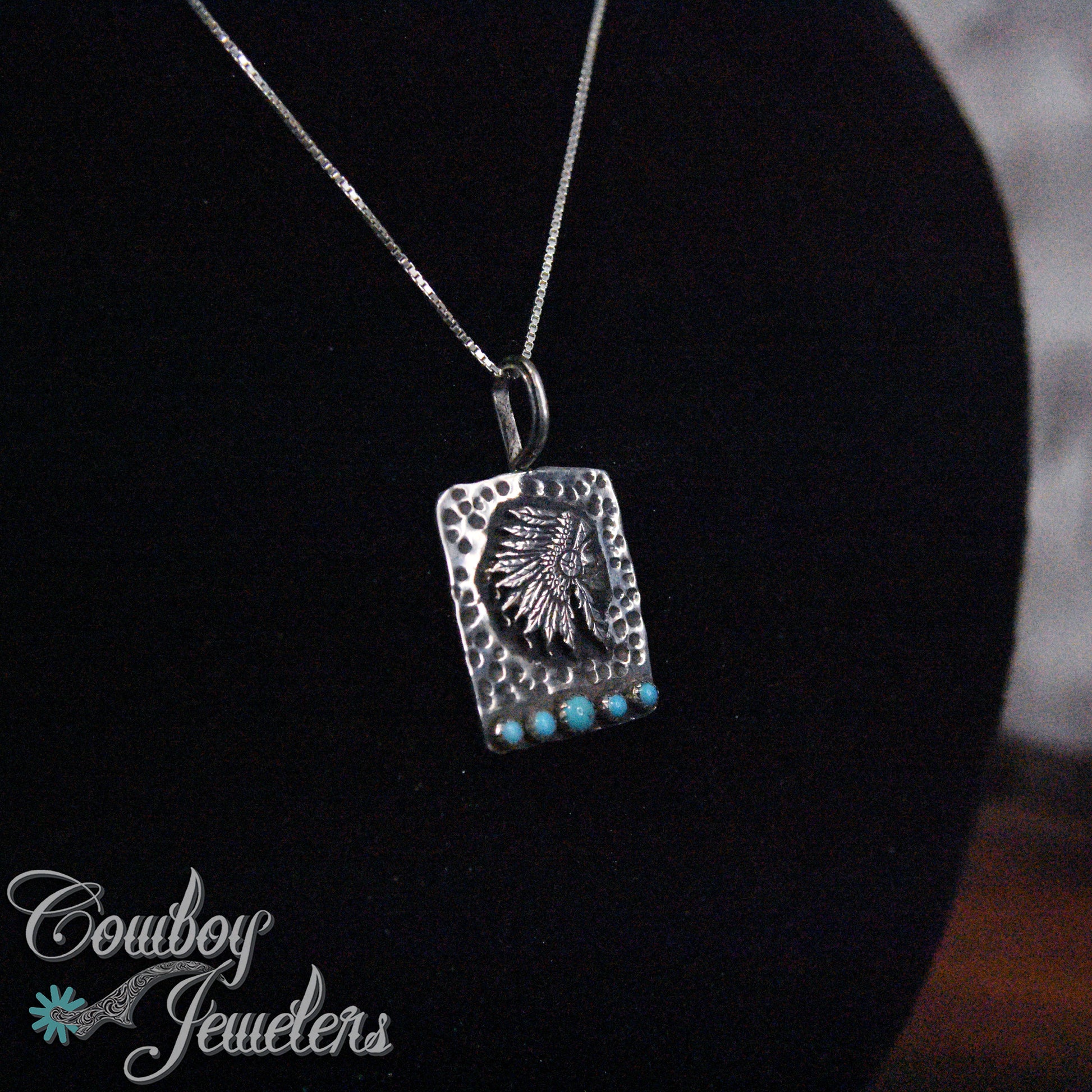 210 - Indian head pendant